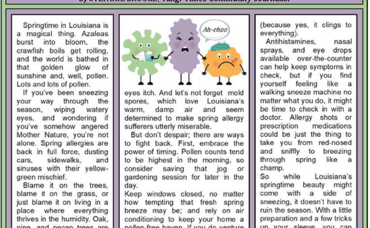 Spring Brings Life, Sun, and -Allergies?