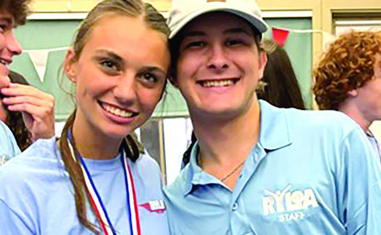 Graysen Wallace, left, with 2022 OFA alumnus, Skylar Pirnar, right (Courtesy Photo)