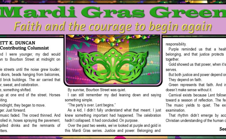 Mardi Gras Green