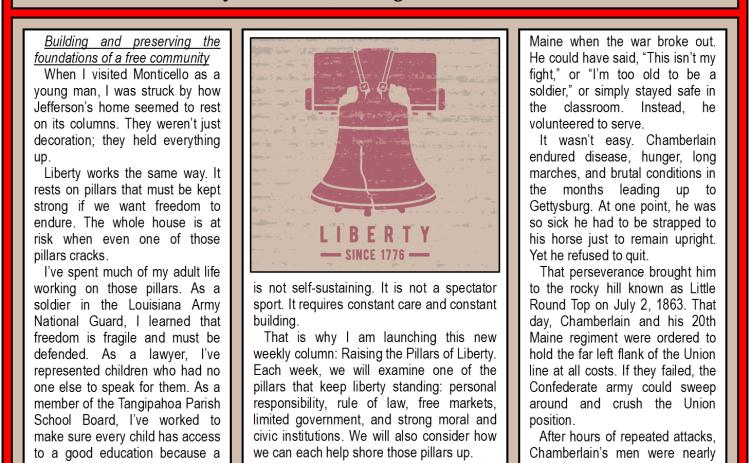 Raising the Pillars of Liberty