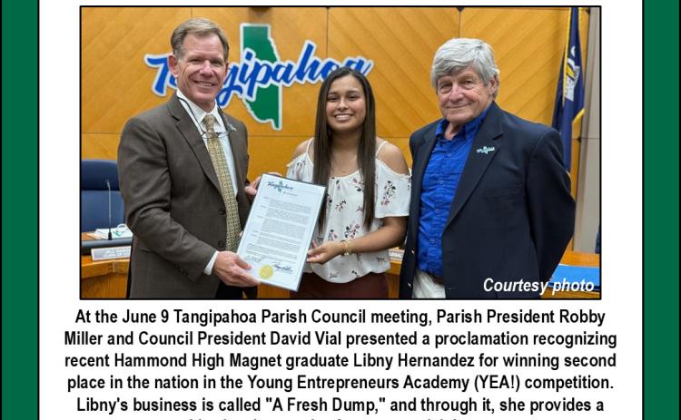 HHMS Graduate Wins 2nd Place in Young Entrepeneurs Competition