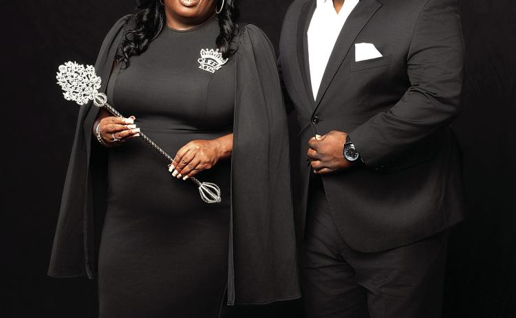 Krewe of Omega XXXIX Queen Keysha Robinson and King Jeremy Robinson