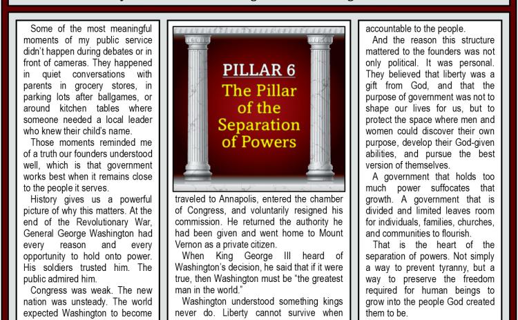 Raising the Pillars of Liberty