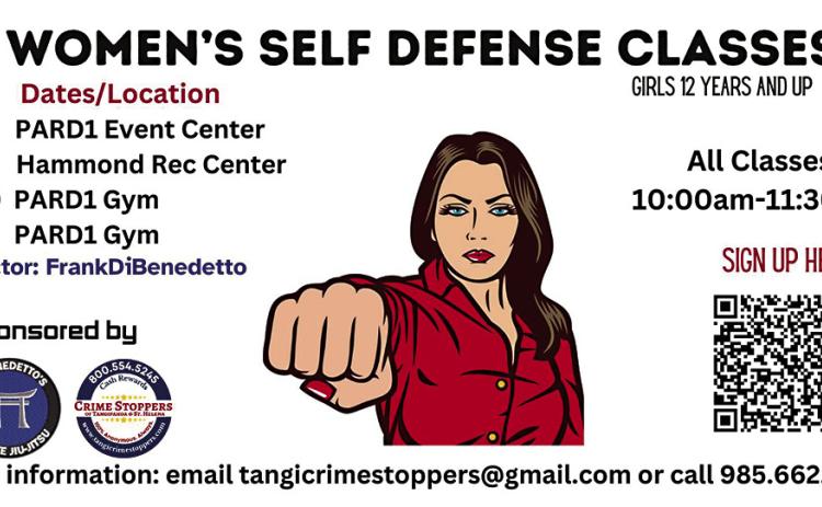 Free Women’s Self-Defense Class at PARD