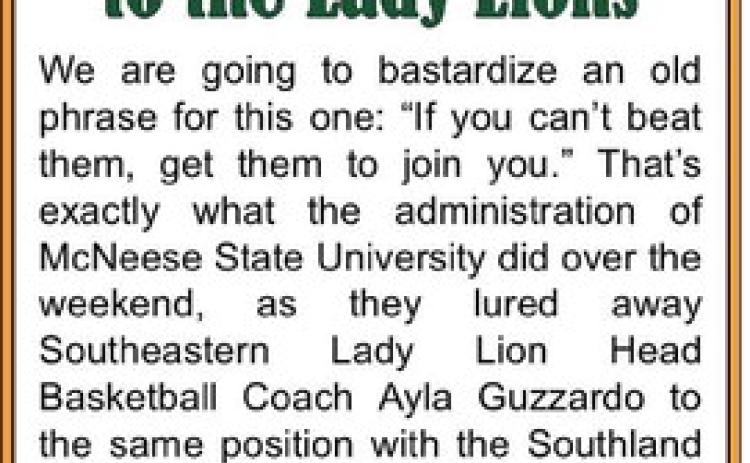 Coach Ayla Guzzardo says to the lady Lions