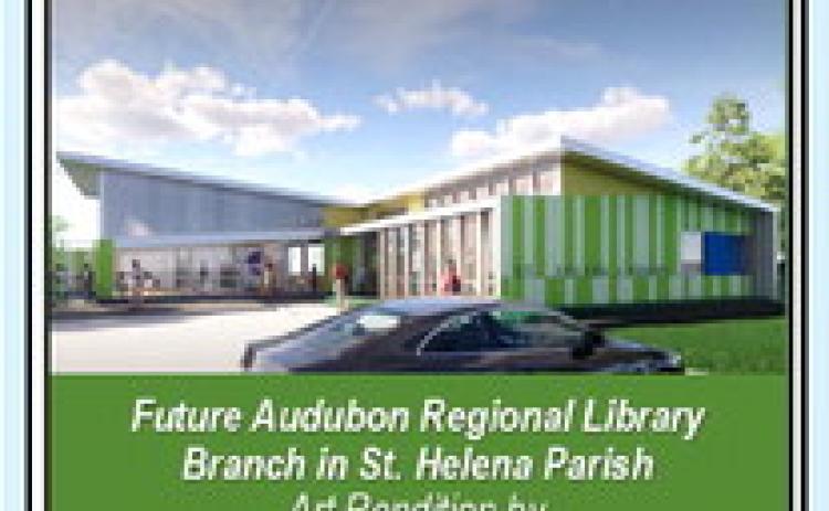 Future Audubon Regional Library Branch in St. Helena Parish Art Rendition by Holly &amp; Smith Architects of Hammond