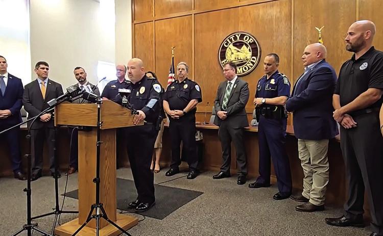 Hammond Police Chief Edwin Bergeron hosts a press conference to announce the new FORT task force to combat the epidemic of Fentanyl on our streets (Tangi Times Photo)