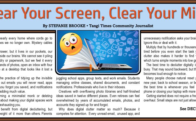 Clear Your Screen, Clear Your mind