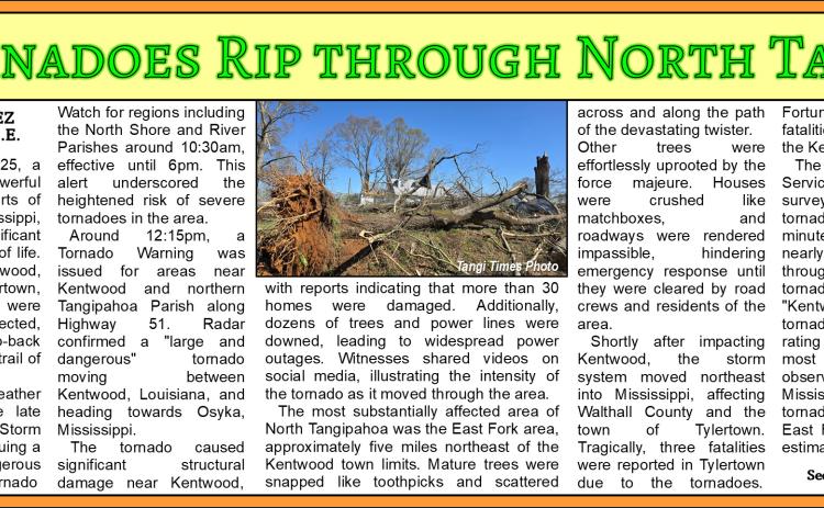 Tornadoes Rip Through North Tangi