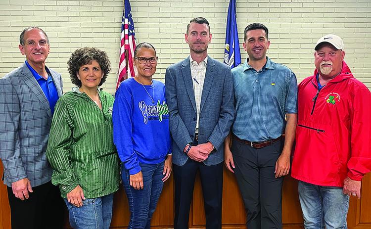 Attending the ceremony, pictured from left to right: STPPC President, Daryl Ferrara; STPPC Commissioner, Rhonda Sheridan; STPPC Secretary, Tina Roper; Ponchatoula Mayor-Elect, Wesley Daniels; STPPC Commissioner, Timothy DePaula; and STPPC Treasurer, Jimmy Schliegelmeyer, Jr.