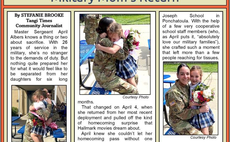Firt Grader Thunderstruck by Military Mom's Return