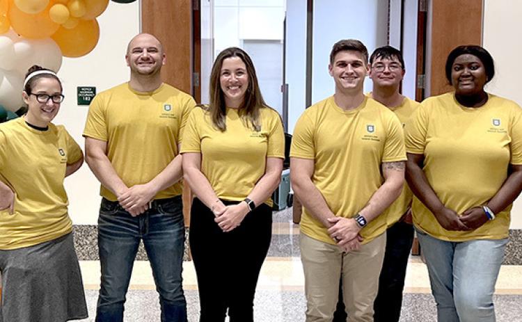 Left to right: Charity Slade, Alex Anderson, Emily Anthony, Jean Paul St. Pierre, Zachary Redman, Kelsey Jones, Elijah Arriago (Courtesy Photo)