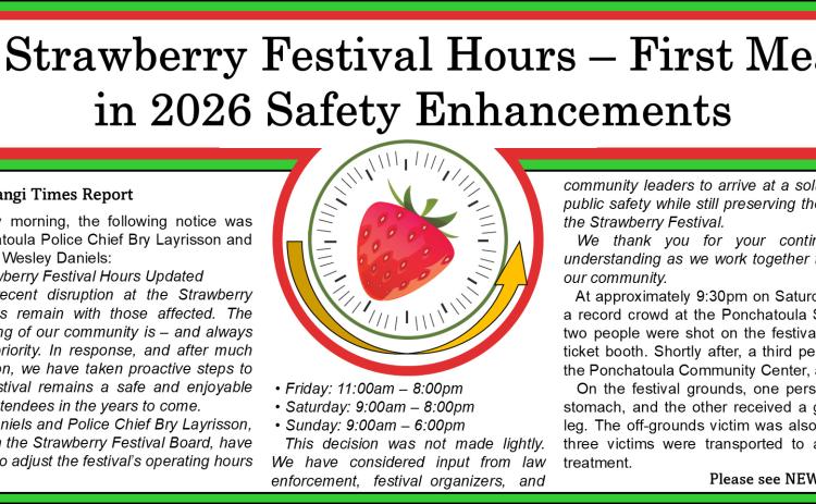 New Strawberry Festival Hours - First Measure in 2026 Safety Enhancements