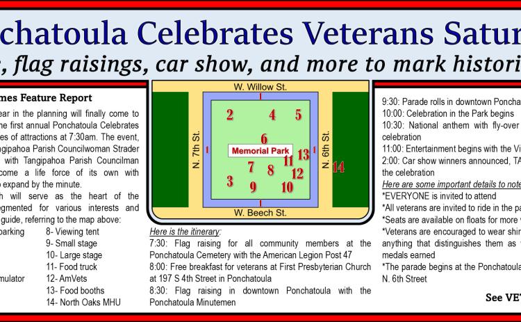 Ponchatoula Celebrates Veterans Saturday