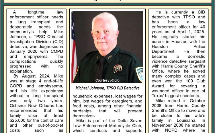 Help Needed lor Law Enforcement Officer