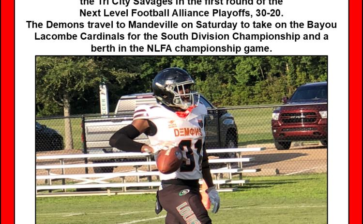 RB #31 Kyrie Griffin scored three touchdowns to help deliver the win to the Demons